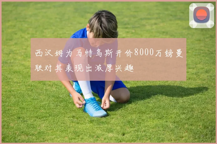 西汉姆为马特乌斯开价8000万镑曼联对其表现出浓厚兴趣
